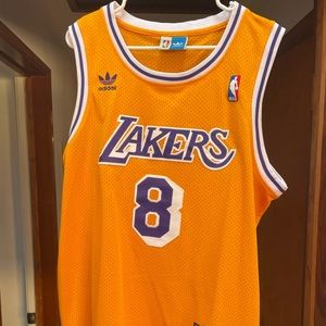 Lakers Kobe Bryant #8 Gold Jersey